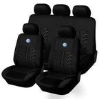 Kit Capa para Banco de Carro Universal JettaSport + 3 BRINDES: Capa Volante, Relógio e Adesivo